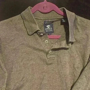 Pebble Beach Polo Golf Shirt Mens Size L Grey Heathered
100% Cotton